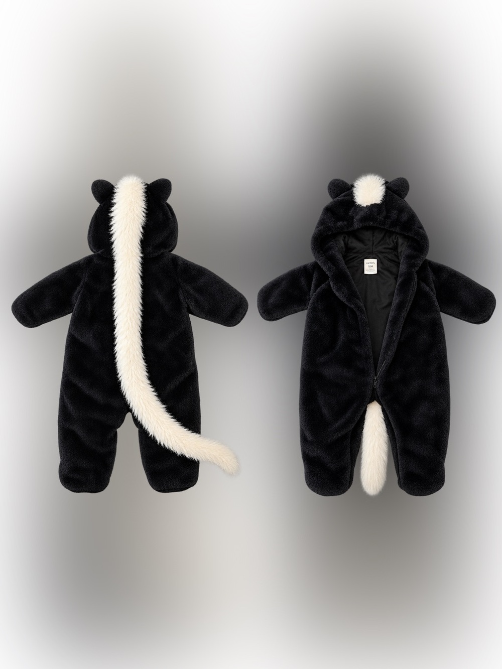 Baby Skunk Costume Size 3-9 Months Like New